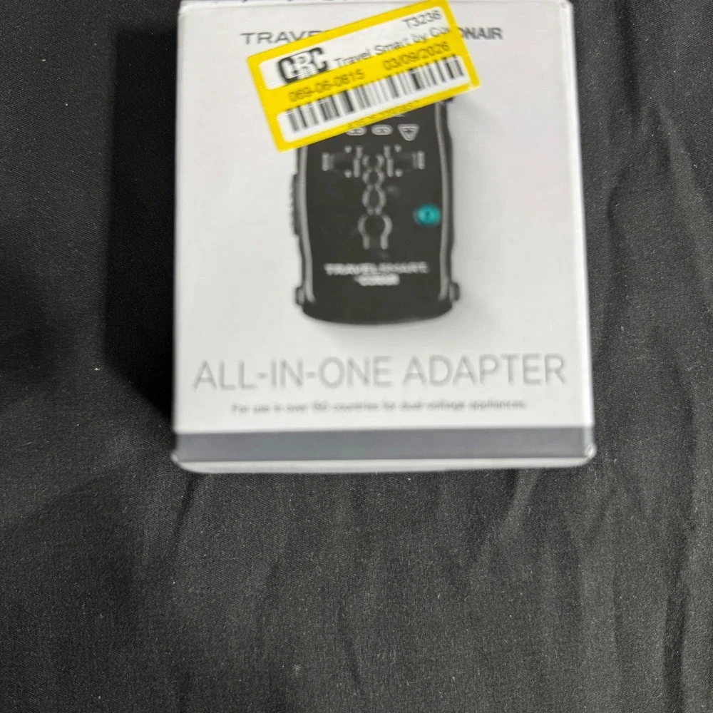 Travel Smart by Conair All-in-One Adapter: Compatible with European Outlets